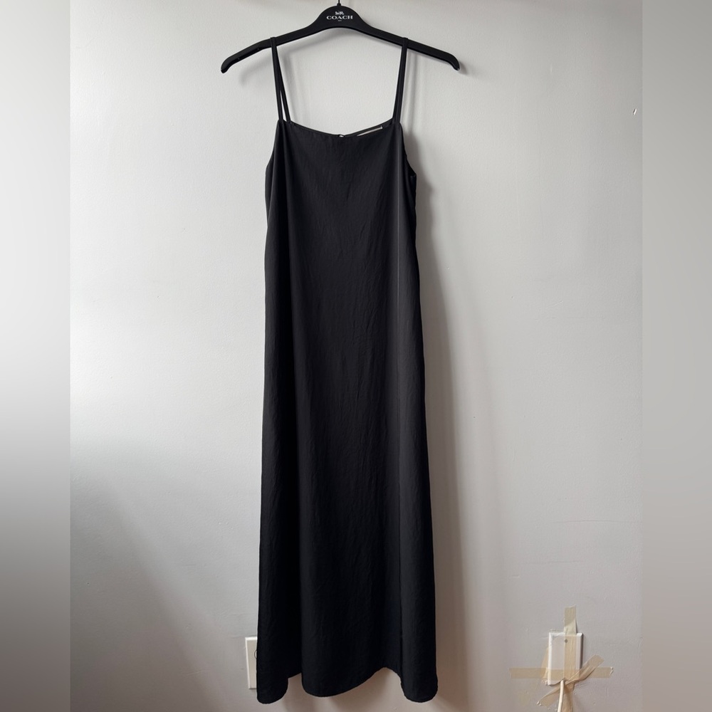 Everlane The Japanese GoWeave Tiered Dress - Black Size 2